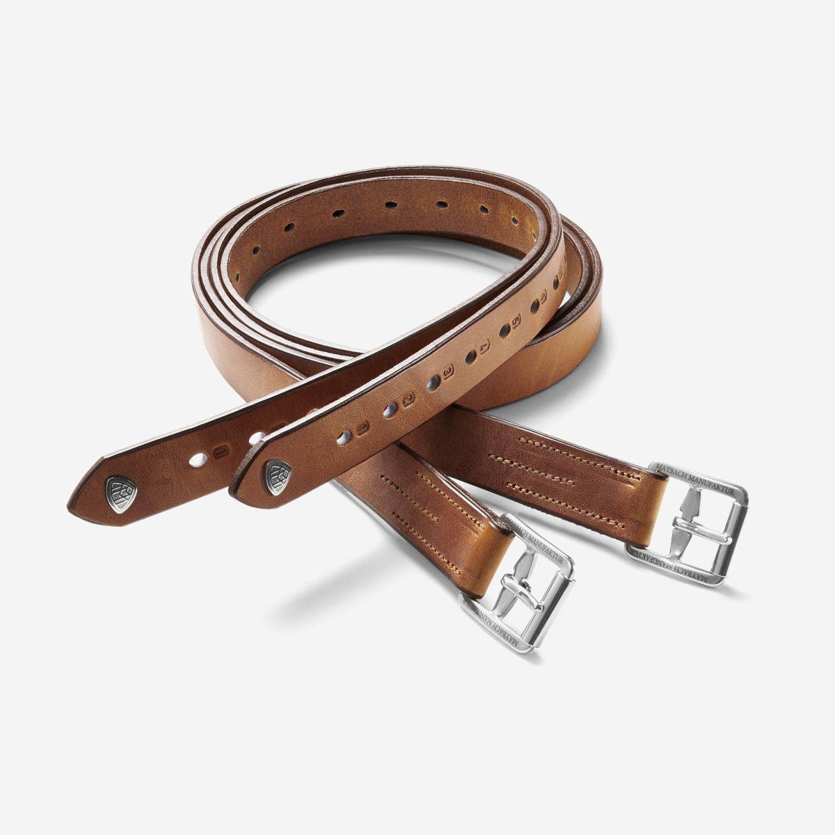 Handcrafted Cowhide Belt Brushed Brown / 32